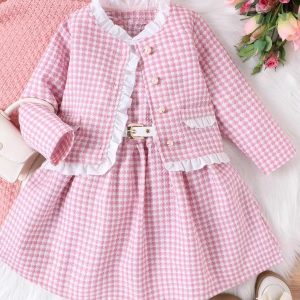 Girls 4-7 years old dress set-158